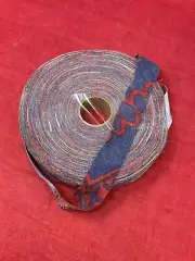 NEW 125 Yards x 1 5/16" Pre-Cut Fabric Strip Rag Scrap Braided Rope Rug AZTEC