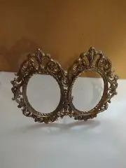 Ornate Cast Oval Double Picture Frames