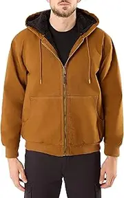 [Smith's Workwear] Big Men's Cotton Canvas Sherpa-Lined Jacket