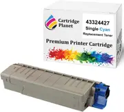 Cyan Compatible Toner Cartridge for OKI 43324427 (5000 Pages) for OKI C5550MFP C5800 C5900
