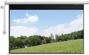 for Home Theater Cinema Indoor Outdoor Backyard Pa Projection Screen 100 Inch 16:9 Matte White Electric Motorized Projector Screen with 12V Trigger Remote Control for Home Theater