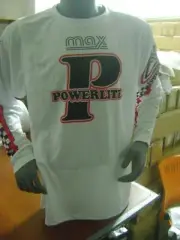 POWERLITE 2 OLD SCHOOL BIKE JERSEY CLASSIC BMX JERSEY BIKE SHIRT BMX VINTAGE L