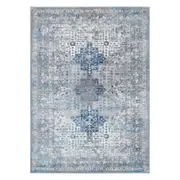 Expressions Navy Blue Oriental Rug