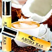 Coffee & Coconut Perfume Roll-On Fragrance Oil Luxury Vegan/Cruelty-Free