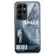 適用於三星S22Ultra手機殼Galaxy S22+訂製簡約太空人灰色星球s22玻璃三星s21ultra保護套S21+