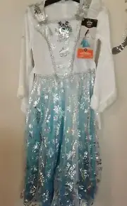 HYDE And EEK Light Up Snow Princess Costume Dress Size M