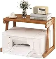 Printer Table Office Storage Rack Home Multi-Layer Printer Stand Multifunctional Storage Rack Copier Stand Printer Cart(Brown)