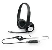 Logitech H390 USB Headset Adjustable,USB,2 Years Noise cancelling mic In-line audio controls