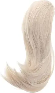 Healeved Elderly Women High Temperature Clip Ponytail Extension Lightweight Durable Faux Hairpiece for Travel Elegant Design Curly Wavy Style Versatile Accessory