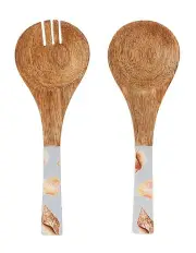 [Madras Link] Shelly Beach Salad Servers Set of 2 9x24cm in Blue
