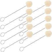 Gogogmee Comprehensive Leather Dye Kit 30pcs Wool Ball Tool Metal Handle Brush for