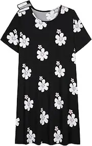 [AVIIER] Hospital Gowns for Women Open Back Adaptive Clothing Nightgowns Post Shoulder Surgery Dress