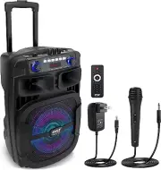 Pyle Portable Bluetooth PA Speaker System - 800W 12” Outdoor Bluetooth Speaker