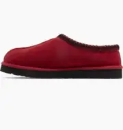 UGG Tasman 5950-SBR Slippers Mens RED Suede Slip-On Comfort Mule Outdoor