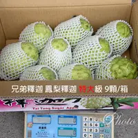 在飛比找PChome商店街優惠-台東郡界釋迦 鳳梨釋迦種 特大級/每顆16兩以上/箱約10台