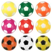 9Pcs Foosball Table Balls 36mm Table Soccer Game Replacement, Multiple Colors