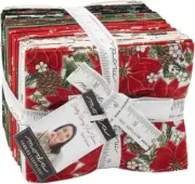 Moda Fabrics Holly Berry Tree Farm AB Bundle by Deb Strain, 30 18-inch by 22-inc