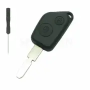 Uncut 2 Button Remote Key Case Shell No Indicator light fit for PEUGEOT 406 Fob
