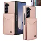 For Samsung Galaxy Z Fold 6 5 4 3 Case Wallet RFID Blocking Leather Card Cover