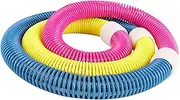 Perfeclan Weighted Fitness Hoop, Abdomen Fitness Circles, Sports PVC Indoor Entertainment Equipment Spring Hoop for Adults Home Gym