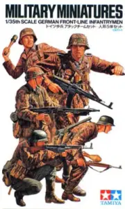 Tamiya 35196 WWII German Front Line Infantry 1/35 Scale Plastic Model Figures