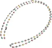 YOSADIER Evil Eye Bead Chain for Handmade Jewelry Enamel Eye Charm DIY Bracelet and Necklace Making Fun Scary Design for Halloween Accessories