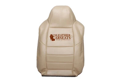 2008 Ford F250 Lariat Synthetic Leather Driver Lean Back Seat Cover Camel TAN