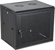 9U Wall Mount Server Cabinet Network Rack Vented Enclosure Locking Door