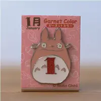 在飛比找樂天市場購物網優惠-真愛日本 造型鐵片徽章別針 生日月份 1月 龍貓totoro