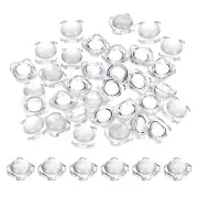 LED Convex Lens, 50 Pack 90 Degree Beam Angle Acrylic for 5730 LED