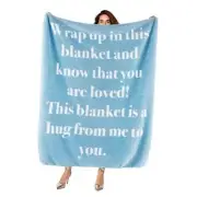 Get Well Gifts for Women - Thinking of You Throw (50" x 60") Baby Blue
