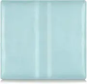 [Amooorous] Powder Blue Solid Color Pure Plain Premium Leather Auto Registration Insurance & ID Card Holder Wallet Accessories Case for ID, Driver's License, Key Contact Information Cards, powder blue Solid color