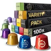 Mixed Variety Pack for Nespresso | 100 Test Winning Aluminum | 9 Distinctive ...