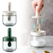 Retractable Spoon Seasoning Bottle, Spoon Lid Integrated Seasoning Jar BH