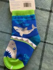 NWT Toddler Boys Stephen Joseph Shark Socks - Medium