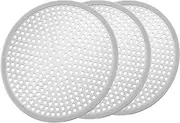 3Pcs Shower Drain Hair Catcher, Bathroom Drain Cover, Tub Drain Protector, Drain Strainer, Drain Hair Catcher Shower Bathtub Hair Stopper Drain Protector,Stainless Steel and Silicone