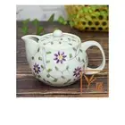 Kutani Yaki(ware) Japanese Teapot Arabesque (with tea strainer)