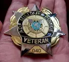 Military Police Veteran tribute brooch back badge #40