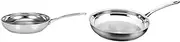 Impact Fry Pan, 24 cm,Silver and Scanpan SP71002000 Impact Fry Pan, 20cm Diameter, Silver