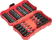Amazon Basics 42-Piece Impact Screwdriver Bit Set - Phillips, Slotted and Torx