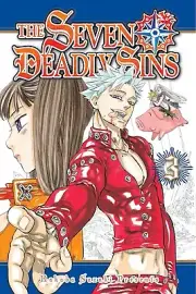Seven Deadly Sins Volume 3 Manga GN Nakaba Suzuki Meliodas Anime New Mint