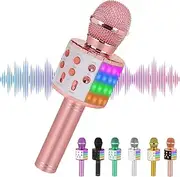 Niskite Karaoke Microphone for Kids Toys,4 5 Year Old Girl Birthday Gifts,6 7 8 Year Old Girl Gifts,Popular Girl Toys Age 6-7,9 Year Old Girl Gifts,Birthday Gifts for 10 Year Old Girl