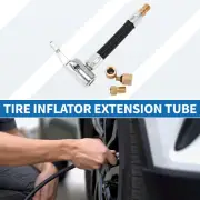 1set 3.94" 15.5mm OD Tire Inflator Extension Tube 0.305inx32TPI for Car Bicycle