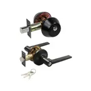 Ikonic Matte Black Slimline Combinaton Entry Set