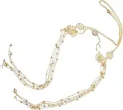 [ERINGOGO] Goddess Head Jewelry with Tassel Pendant Elegant Forehead Chain for Women for Weddings Engagements Festivals Special Occasions Lightweight Comfortable
