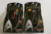 Star Trek Warp Collection, 2 New in Box 6" Posable Figures - SCOTTY & NERO
