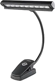 K&M Orchestra Light Eos 12249 Music Stand Light 21 cm Lampshade Clip with Gooseneck with Carry Bag Black