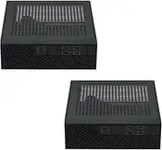 Binxind 2X M10 Mini ITX Computer Case HTPC Host Chassis USB2.0 ITX Enclosure Industrial Control Chassis for Office Business