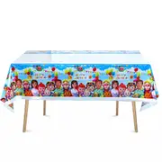 Cocomelon Theme Tablecloth Plastic 180cm x 108cm