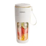 KONKA Mini Electric Fresh Juicer 10 Blades Powerful Crushed Ice Wireless Portable Blender Juice Extractor Bottle Smoothi